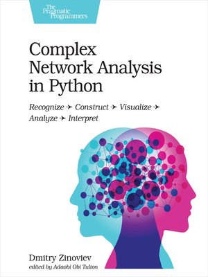 cover image of Complex Network Analysis in Python